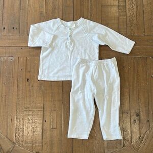 Coccoli white pants and top set
